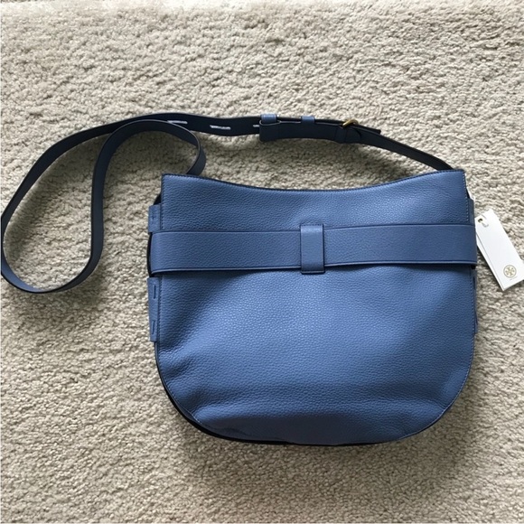 Tory Burch Gemini Link Shoulder Bag in Wallis Blue - Picture 4 of 8